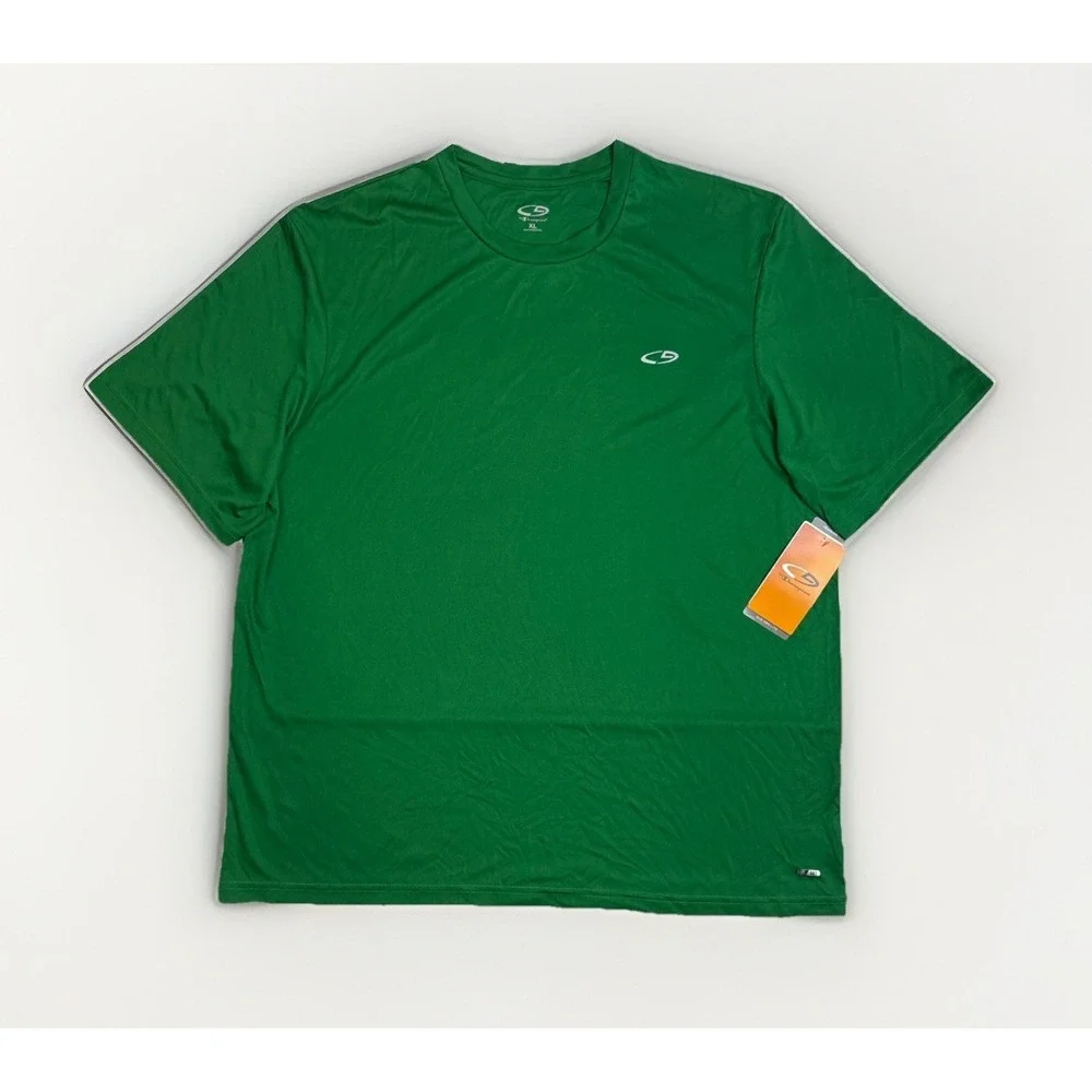 Champion Training Duo Dry Lite T-shirt Forest Green Short Sleeve Men's Size XL - Picture 1 of 8